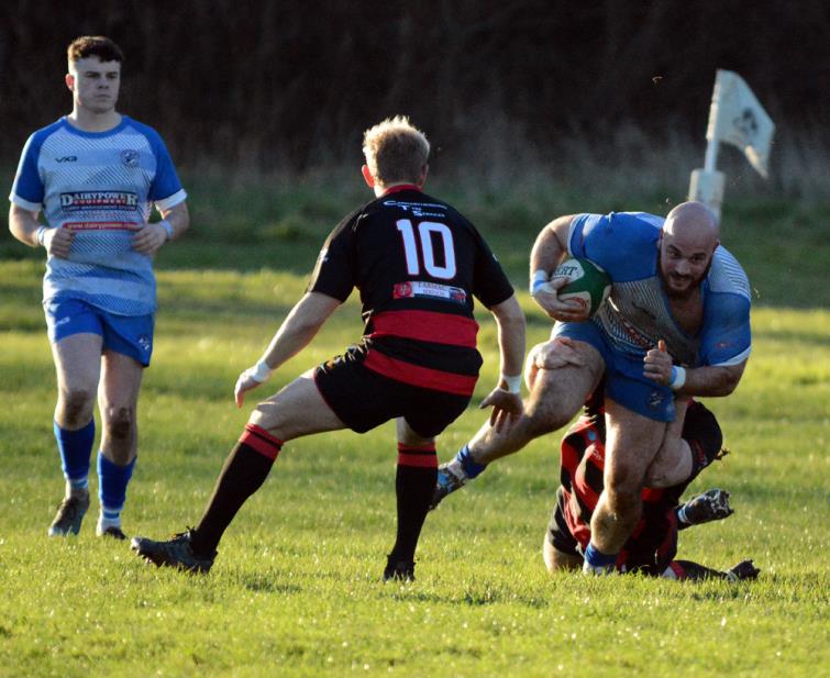 Chris Shousha - two tries for Fishguard skipper